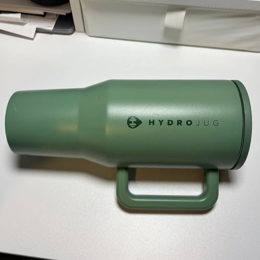 HydroJug Unisex Traveler Tumbler 40oz Sage Green Stainless Steel Spill Proof Lid